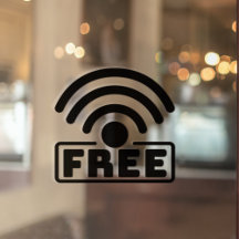 Zwarte Gratis WIFI Werkruimte Coffeeshop