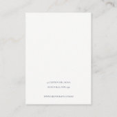 ZWARTE GREEN FAUNA SUCCULENT PEONY EARRING DISPLAY VISITEKAARTJE (Achterkant)