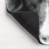 Zwarte grens Collie Animal Art Muismat (Hoek)