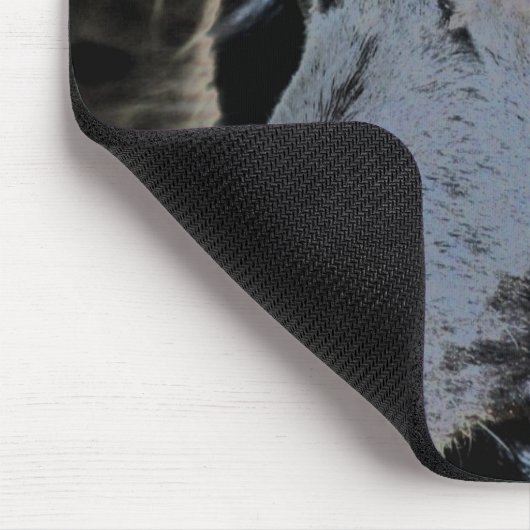 Zwarte grens Collie Face Muismat (Hoek)