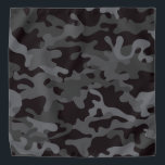 Zwarte & grijze CAMO  Bandana<br><div class="desc">Zwarte en grijze CAMO Bandana</div>