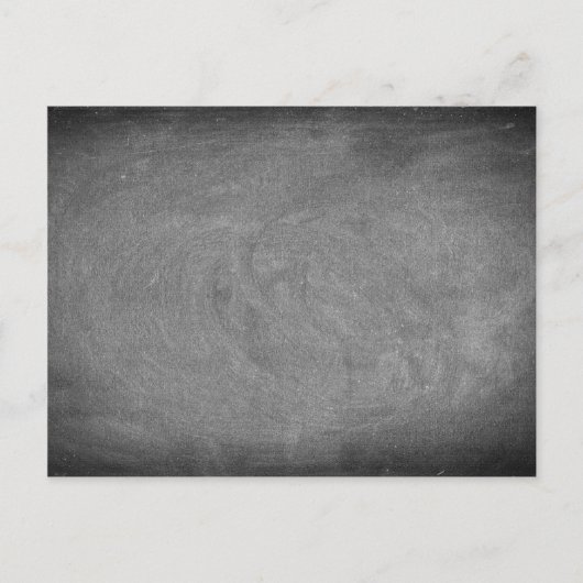 Zwarte Grijze Chalkboard Blackboard Achtergrond Briefkaart (Voorkant)