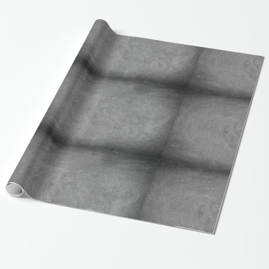 Zwarte Grijze Chalkboard Blackboard Achtergrond Cadeaupapier (Uitgerold)