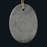 Zwarte Grijze Chalkboard Blackboard Achtergrond Keramisch Ornament<br><div class="desc">Zwart grijs bord Blackboard achtergrond,  je kunt afbeeldingen uploaden en tekst toevoegen</div>