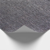 zwarte grijze doek cadeaupapier (Hoek)