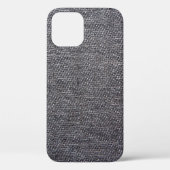 zwarte grijze doek Case-Mate iPhone case (Achterkant)