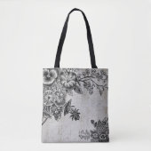  zwarte/grijze drijvende Canvas tas (Voorkant)