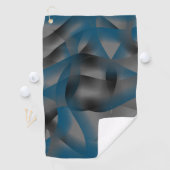 Zwarte grijze en blauwe rimpels, met gradiëntdelen golfhanddoek (Insitu)