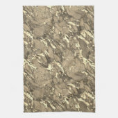 Zwarte, grijze en gouden keukenhanddoeken (Verticaal)