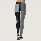 Zwarte grijze Leggings (Achterkant)