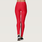 Zwarte, grijze Leggings (Achterkant)