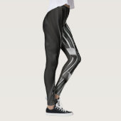 zwarte grijze metallische industrie leggings (Rechts)