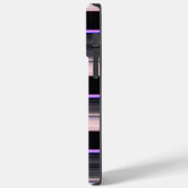  zwarte grijze strepen Case-Mate iPhone case (Achterkant / Links)