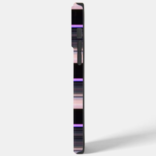  zwarte grijze strepen Case-Mate iPhone case (Achterkant / Links)