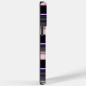  zwarte grijze strepen Case-Mate iPhone case (Achterkant / Rechts)