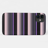 zwarte grijze strepen Case-Mate iPhone case (Achterkant (horizontaal))