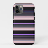 zwarte grijze strepen Case-Mate iPhone case (Achterkant)