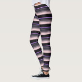 zwarte grijze strepen leggings (Links)