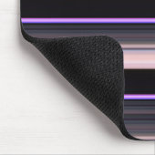  zwarte grijze strepen muismat (Hoek)