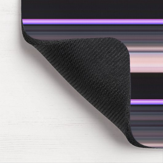  zwarte grijze strepen muismat (Hoek)