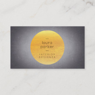 Zwarte grijze Waterverf Splatter Chalkboard leraar Visitekaartje