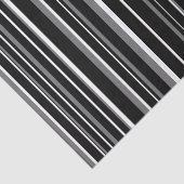 Zwarte, grijze, witte streepjes barcode tissuepapier (Detail)