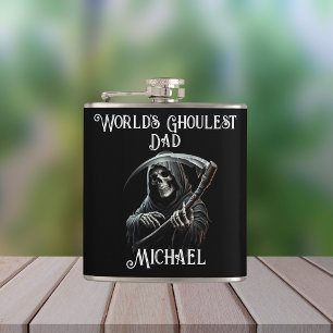Zwarte Grim Reaper Werelds meest lugubere Koudste  Heupfles