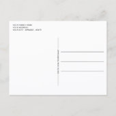 Zwarte groene buffels met berengekleed en sneeuwvl briefkaart (Achterkant)