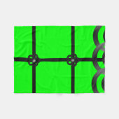 zwarte groene deken (Voorkant (Horizontaal))