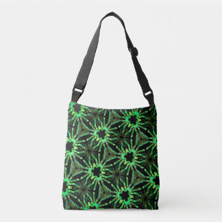 Zwarte groene Jimette Design schoudertas Crossbody Tas