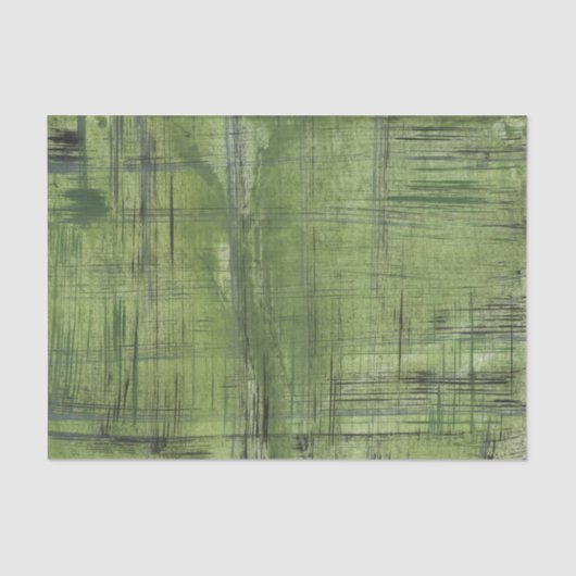 Zwarte groene kunst tissuepapier (Voorkant)