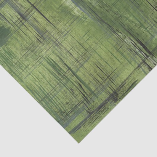 Zwarte groene kunst tissuepapier (Detail)