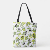 Zwarte & Groene Olijven  Tote Bag (Achterkant)
