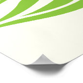 Zwarte groene pauw en poster voor kersenbloesems (Hoek)