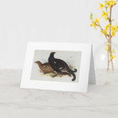 Zwarte Groot Kaart (Gele Bloem)