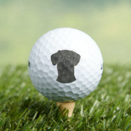 Zwarte Grote Deen Golfballen