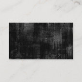 zwarte grunge, Inc. visitekaartje (Achterkant)
