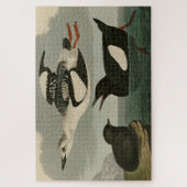 Zwarte Guillemot uit Audubon's Birds of America Legpuzzel (Verticaal)