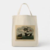 Zwarte Guillemot uit Audubon's Birds of America Tote Bag (Achterkant)