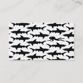 Zwarte haai Elegant scuba duiken / Boat Charter Visitekaartje