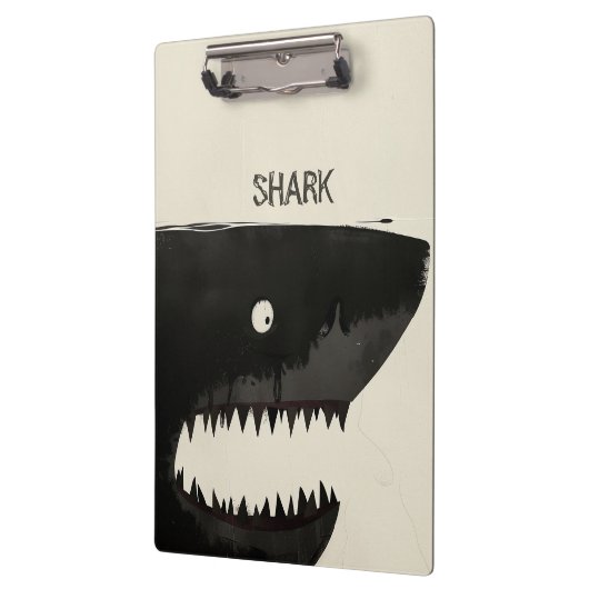 Zwarte haai klembord (Links)