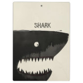 Zwarte haai klembord (Achterkant)