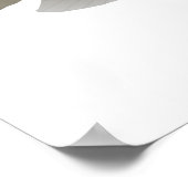 Zwarte haarklop poster (Hoek)