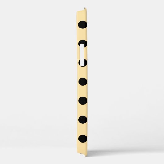 Zwarte haarpunten op bleek geel Case-Mate iPhone case (Achterkant / Rechts)