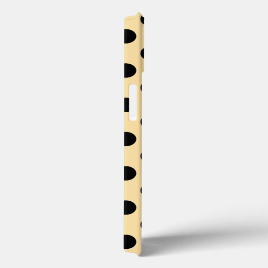 Zwarte haarpunten op bleek geel Hoesje-Mate iPhone Case-Mate iPhone Case (Achterkant / Rechts)