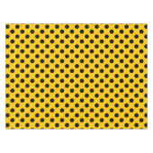 Zwarte haarpunten op geel tafelkleed (Voorkant (Horizontaal))