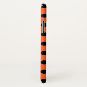 Zwarte haarpunten op oranje Case-Mate iPhone case (Achterkant / rechts)