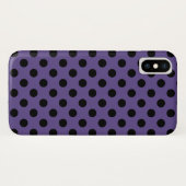 Zwarte haarpunten op ultraviolet Case-Mate iPhone case (Achterkant (horizontaal))