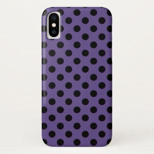 Zwarte haarpunten op ultraviolet Case-Mate iPhone case