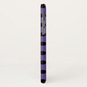 Zwarte haarpunten op ultraviolet Case-Mate iPhone case (Achterkant/links)